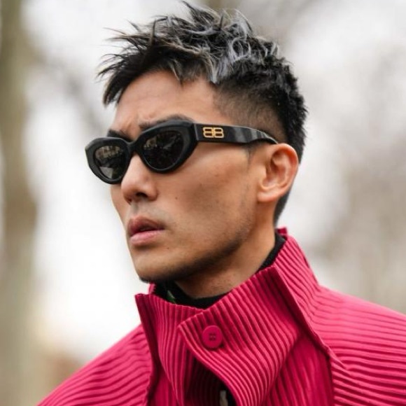 NEW BALENCIAGA CAT EYE UNISEX SUNGLASSES BB0236S 001 LOOKS LIKE USED - Picture 6 of 13